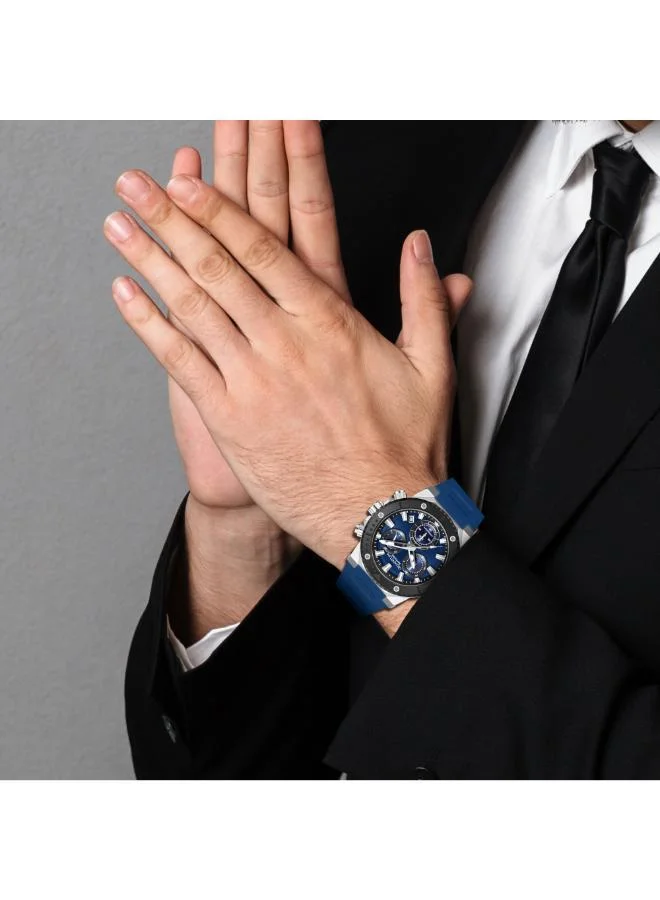 Quantum  Men's Silicone Analog Watch HNG1232.399 - 44 mm for Men | Best Price UAE